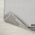 thumbnail image 4 of JONATHAN Y SANTA MONICA 3 x 5 Area Rug, Vinales Diamond Stripe - Light Gray/Black, SMB204B-3, 4 of 5