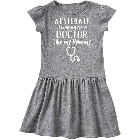 

Inktastic Future Doctor Like Mommy Gift Toddler Girl Dress