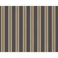 thumbnail image 1 of Metropolis - Urban Graphic Stripes Floral Texturé Crème & Brun Papier Peint Rouleau, 1 of 1