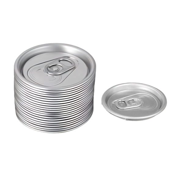 20Pcs Aluminum Drink Can Top Feature Ergonomic Pull Rings Multipurpose Drink Lid For Comfortable Use