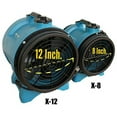 thumbnail image 6 of XPOWER X-12 Variable Speed 12" Diameter Industrial Confined Space Ventilator Fan, 6 of 7