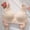 2-Beige, variant on YWDJ Comfy Bras for Womens Back Closures Bras Wirefree Sleep Bras Adjustable Straps Full Coverage Push up Wrap Comfy Bras Padded Plus Size Lace Comfortable Bras Solid Lounge Bras Black 36