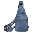 thumbnail image 1 of Bolso Bandolera Pecho Pequeño Casual para Mujer Riñonera Cuero PU, 1 of 9