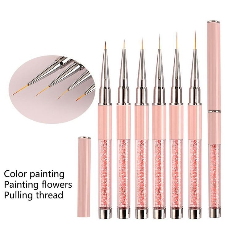 Paint Brushes, Artist Tools for Drawing on Textured Pink