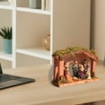 thumbnail image 3 of Shoreew Christmas Nativity Figurine Set Jesus Manger Scene Holy Family Resin Statue Religious Christmas Stable Figures Set for Indoor Tabletop Decor, 3 of 6