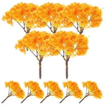 OATIPHO 10Pcs Simulated Orange Trees Artificial Tree Prop Decoration