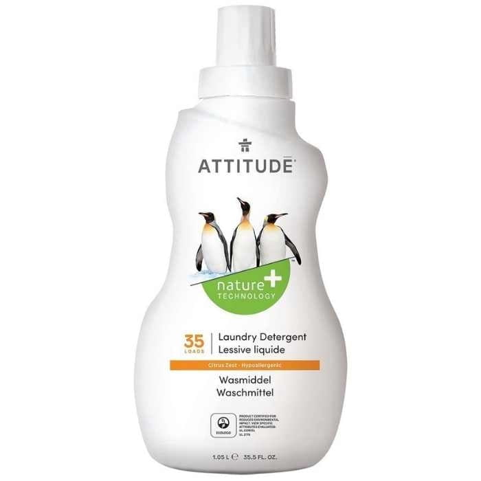 ATTITUDE nature+ technology Laundry Detergent - Unscented - 40 Loads 2 L