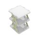 thumbnail image 2 of Estantería de almacenamiento DIY | Organizador ajustable de 3 niveles para zapatos, plantas y baño | Estantería de plástico moderna de estilo escandinavo | Verde, naranja y azul, 2 of 6