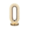 thumbnail image 1 of CNKOO Bedside Crystal Table Lamp Modern Simple Design Led Light For Bedroom Home Decor, 1 of 11