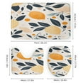 thumbnail image 3 of Fruit (55) Shower Curtain Set 4PCs with Hooks Waterproof Bathroom Toilet Mat Lid Decor 4pcs, 3 of 8