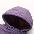 thumbnail image 4 of Usaibhir Toddler Kids Boys Winter Coat Girls Down Jacket Hooded Fleece Outwear Padded Puffer Jacket With Pockets 2-12T, 4 of 8
