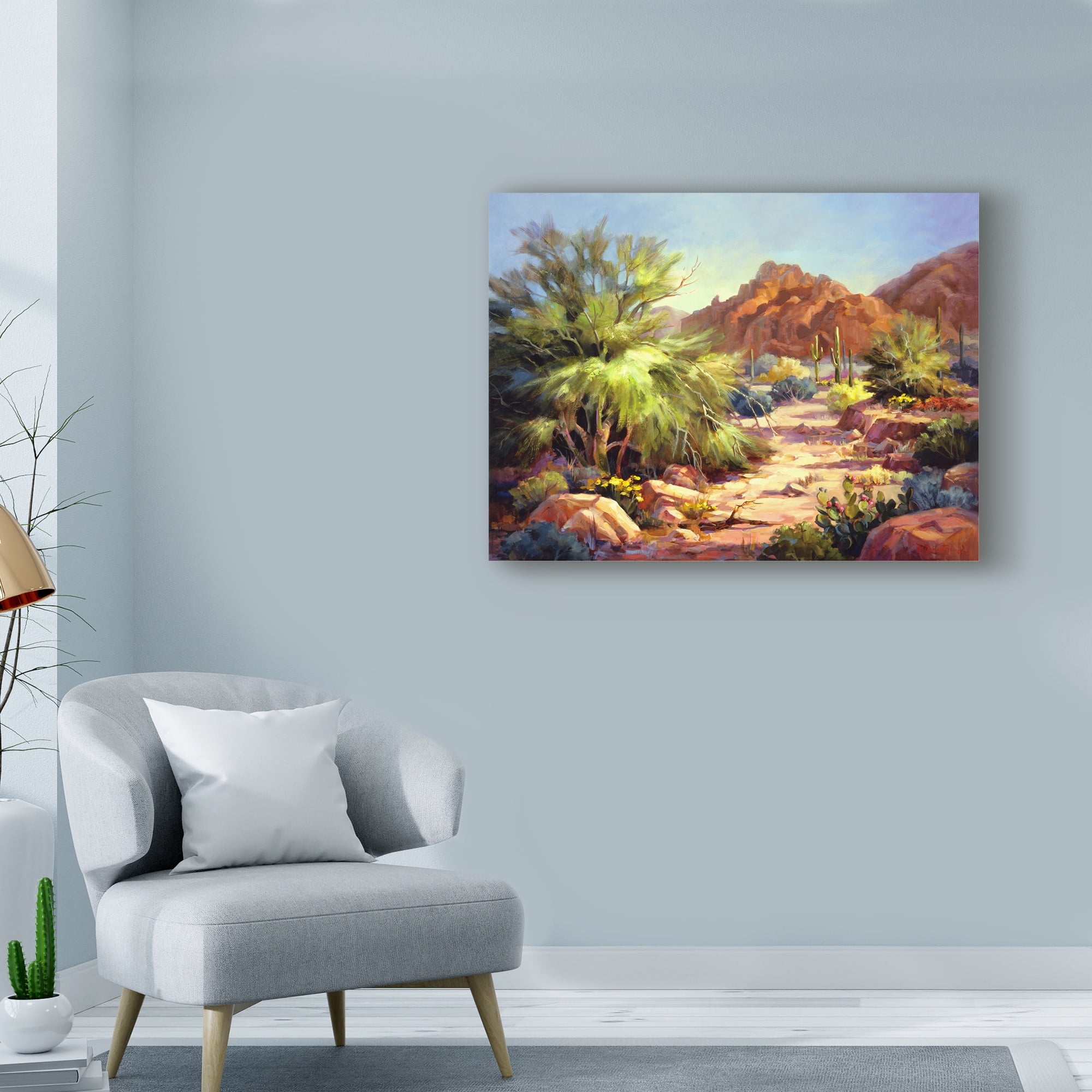 Trademark Fine Art 'Desert Beauty' Canvas Art by Maxine Johnston