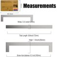 thumbnail image 2 of Set of 10 Kitchen Furniture Handle Center Distance 160mm Stainless Steel Kitchen Furniture Handle Cupboard Handles Kitchen Door Handle Kitchen Furniture Handle, 2 of 5
