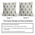 thumbnail image 6 of Christmas Pillow Covers 18x18 Inch Set of 2 Xmas Tree Forest Green Cream Decorative Throw Pillowcases Outdoor Winter Farmhouse Holiday Cushion Cases Decor for Sofa Couch Bed, 6 of 6