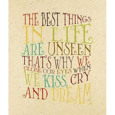The Best Things Poster Print by Tammy Apple