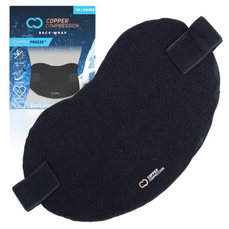 CopperFreeze™ Back & Stomach & Body Wrap – Hot & Cold Therapy Support for Pain, Muscle Soreness, Cramps, and Injury Recovery