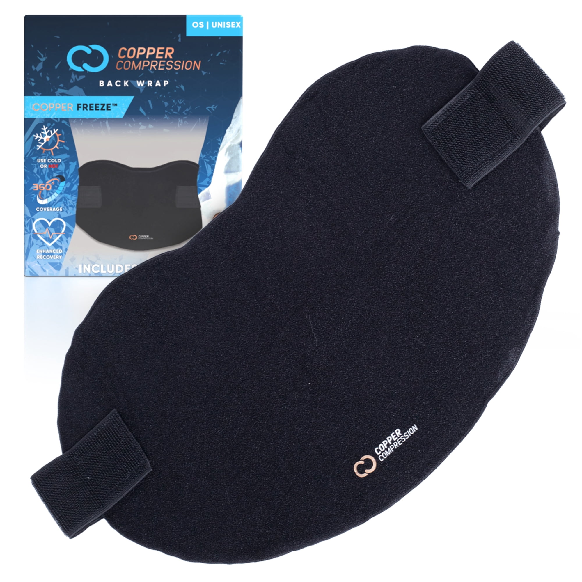 CopperFreeze™ Back & Stomach & Body Wrap – Hot & Cold Therapy Support