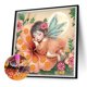 thumbnail image 3 of Pintura de diamante 5D DIY Kit de taladro de forma especial parcial Hada de las flores 30x30cm, 3 of 8