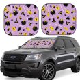 thumbnail image 1 of Balery Cute Halloween Parasol para parabrisas de coche de 2 piezas | Parasol plegable para parabrisas delantero de coche para la mayoría de sedanes-Small, 1 of 6