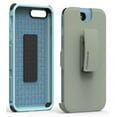 thumbnail image 2 of Case with Clip for iPhone 8 Plus, PureGear [Light Blue] Dualtek Extreme Rugged Cover + Belt Hip Holster with Stand [and BONUS Tempered Glass Screen Protector] for Apple iPhone 7 Plus, iPhone 8 Plus, 2 of 10