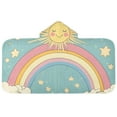 thumbnail image 5 of Yayeee Kids Hooded Towels Toddler Soft Absorbent Beach Bathing Wrap 50" x 23.5", Retro Beige Rainbow, 5 of 5