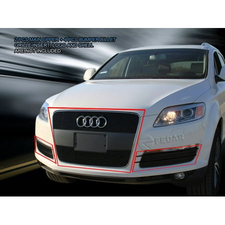 Audi A6 Front Grille - Fedar Billet Grille Combo For 2007-2012 Audi Q7