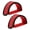 Red, variant on Misright Bike Extended Foot Pedals Bands Easily Mount Cycling Bicycles Pedal Strap