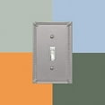 thumbnail image 7 of Amerelle 74TBN Moderne Wallplate 1 Toggle Cast Metal Brushed Nickel 1-Pack, 7 of 7