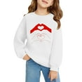 thumbnail image 6 of Ruyang Boys Cute Heart Sweatshirt Girls Valentine's Day Pullover Sweatshirts Winter Crewneck Oversized Trendy Hoodies, 6 of 6