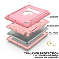 thumbnail image 4 of iPad 2 Case, iPad 3 Case, iPad 4 Case, Dteck Kickstand Heavy Duty Rugged Shockproof High Impact Resistant Hybrid Three Layer Full Body Protective Cover w/ Screen Protector For iPad 2 3 4,Rosegold, 4 of 7