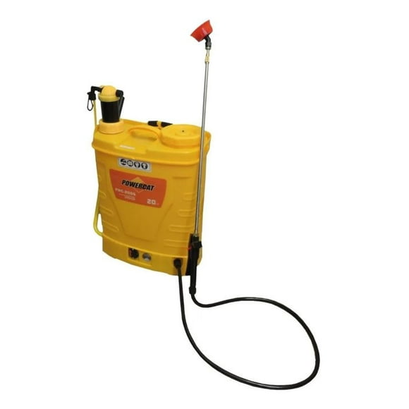 Fumigadora Aspersora Sanitizadora PowerCat a Bateria Recargable 12 Volts y Bomba Manual