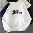 thumbnail image 2 of Sudadera con capucha con estampado de la serie City, sudadera con capucha de Los Ángeles, sudaderas holgadas para hombre y mujer, camisetas informales para primavera y otoño, 2 of 4