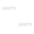 thumbnail image 1 of sweethay Teclas transparentes DIY ABS mecánico para interruptores CHERRY MXClone transparentes y fiables Transparente 2piezas, 1 of 4