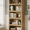 Brown, variant on Fnova 5-Tier Open Bookcase, 70" Tall Bookshelf with Scalloped Edges, Modern Display Shelves Storage Organizer for Living Room, Home Office, White