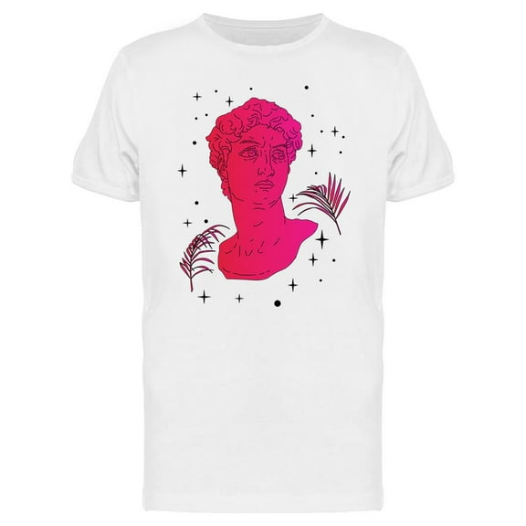 Michelangelo's David Head T-Shirt Men -Image by Shutterstock, Male Small
