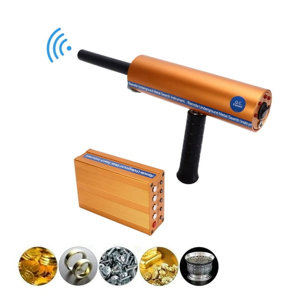 Détecteur de métaux souterrain portable portable Installation facile  détachable Outil de détection de métaux dorés Grand