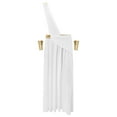 thumbnail image 6 of Haitryli Men Greek Ancient Costume Roman God Toga Robe Warrior Senator Caesar Halloween Cosplay White 3XL, 6 of 7