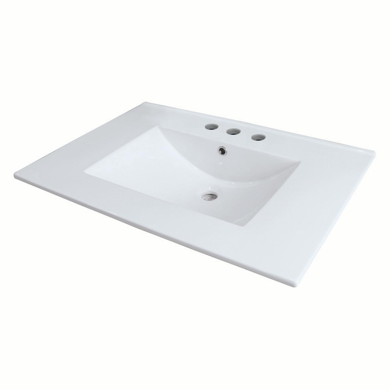 Transolid Tl 1698 01 Juliette 25 In Vitreous China Vanity Top With Integrated Sink