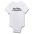 thumbnail image 1 of CafePress - Keep Talking Im Diagnosing You Body Suit - Baby Light Bodysuit, 1 of 1