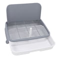 thumbnail image 1 of Dog Toilet, Pee Pad Holder Dog Potty Tray Easy Cleanup Stable Structure  for Medium Large Dogs, 1 of 7