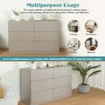 thumbnail image 4 of Drawer Dresser Cabinet,Sideboard,Bar Cabinet,Buffet Server Console,Table Storge Cabinets,Flat Out The Corners Of The Drawers,Six Drawers,For Dining Room,Living Room,Bedroom, 4 of 9
