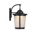 thumbnail image 3 of RADIANCE Goods Transitional LED Textured Black Outdoor Wall Sconce 13" Tall, 3 of 4