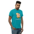 thumbnail image 6 of Unleash Your Inner Caveman! - 'AI Professor' - Humorous - Unisex classic tee (Tropical Blue, XL), 6 of 8