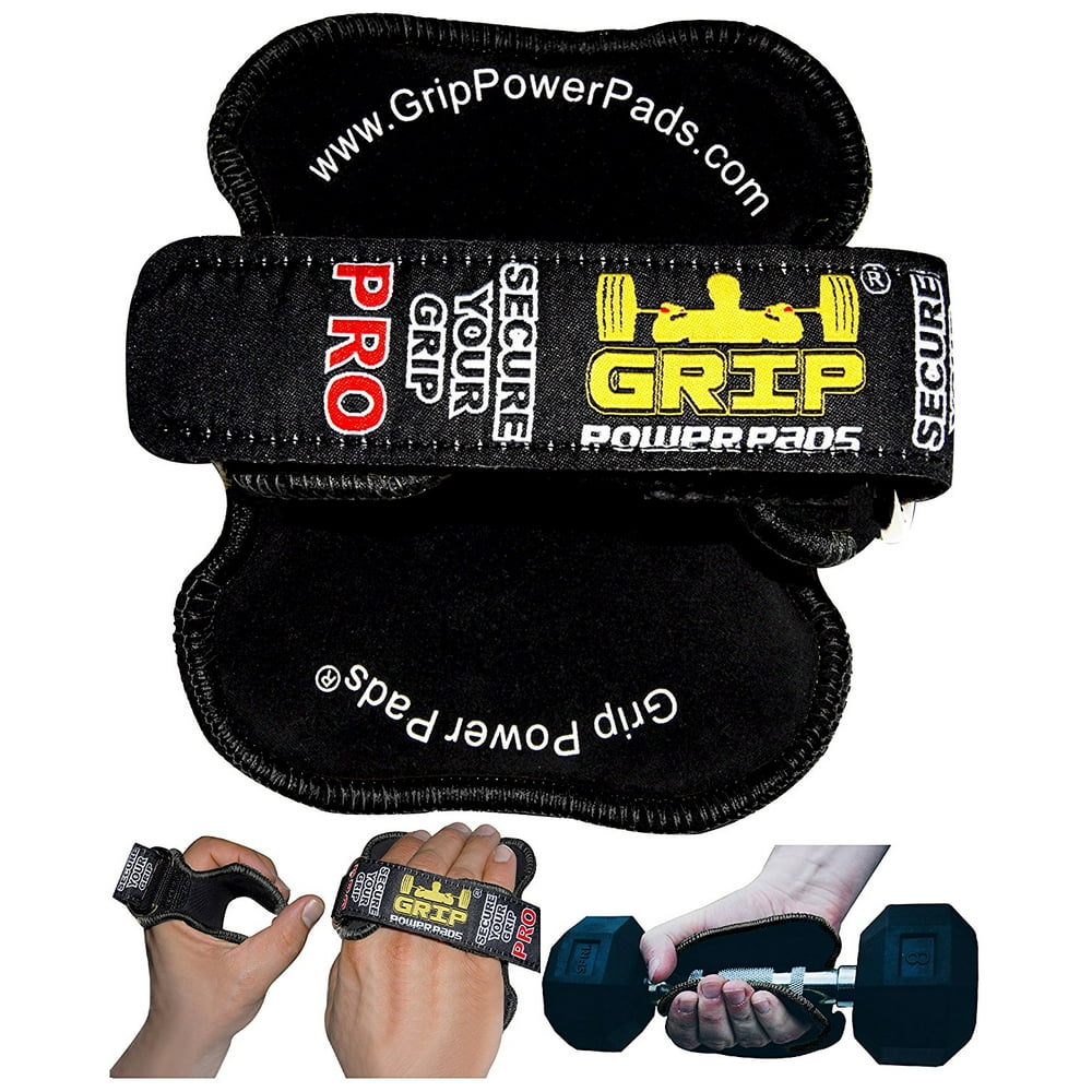 Fitness Gloves Grip Power Pads PRO Lifting Grips The Alternative To Gym Workout Gloves