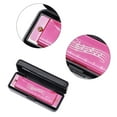 thumbnail image 3 of BLEEUS 10 Hole 20 Tone Harmonica Portable Harmonica Adults Gift (Pink) Musical Instruments Supplies (Pink), 3 of 8