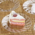 thumbnail image 2 of BalsaCircle 12 pcs 8 in Clear Plastic Round Plates - Disposable Wedding Party Catering Tableware, 2 of 4