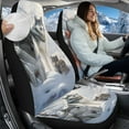 thumbnail image 2 of Uorisanigo Car Seat Covers Front Seats Only, 2Pcs Snow Wolf Print Auto Seat Covers Universal for SUV Trucks Sedan, Car Accessories for All Season Protection of Your Seats, 2 of 7