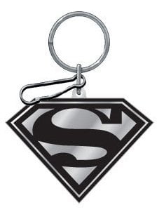 DC Comics Superman Chest Logo Design Alloy Key Chains Keychain Keyfob Keyring 