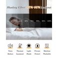 thumbnail image 5 of Simple Retro Brown Stripes Blackout Curtains 90 Inches Length, Modern Abstract White Lines Window Treatment Thermal Insulated Drapes for Bedroom Living Room 2 Panels 104x90 Inches, 5 of 8
