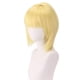 thumbnail image 2 of Peluca corta para cosplay, rubia, con flequillo, 35 cm, resistente al calor, 2 of 3